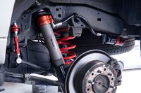 Amortisseur à air azoté KMAN ; Rehausse de 2 pouces ; pour Toyota Prado LC120 LC150 2002-2024 Accessoires de modification automobile