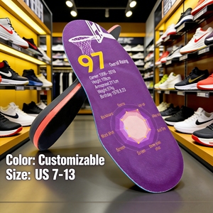 Semelles orthopédiques de soutien de la voûte plantaire pour fasciite plantaire et pieds plats, amortissantes et confortables pour hommes et femmes, soutien élevé - Product Image 2