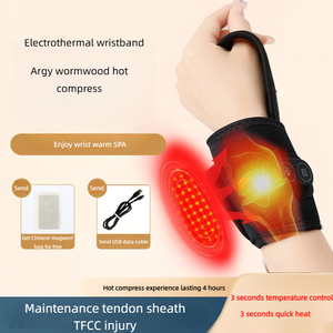 Masaje de manos Temperatura constante Masajeador de articulaciones de muñeca eléctrico Compresión en caliente Protector de muñeca Soporte para aliviar el dolor - Product Image 5