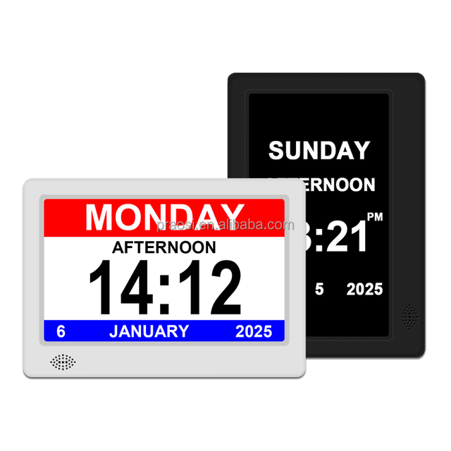 Shenzhen Factory Customize Android WiFi Touch Screen Smart Dementia Clock 7 8 10 Inch with Mobile App Control