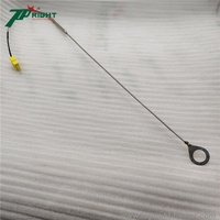 Termokopel bentuk cincin ID14mm tipe K dengan konektor mini jantan kuning