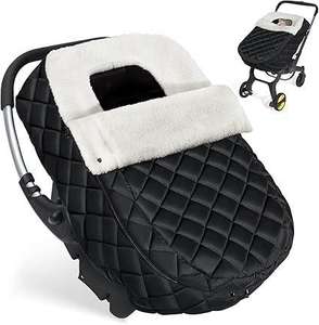Housse universelle pour siège auto bébé avec fermeture éclair réglable, housse de siège auto bébé pour l'hiver - Product Image 4
