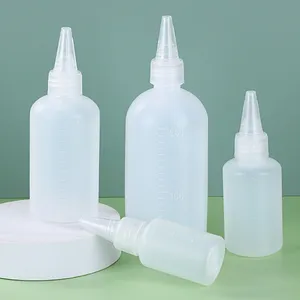 מוצר חדש באיכות גבוהה בקבוק שמן שיער בקבוק מוליך שמן בקבוק פלסטיק לסחוט עם מכסה בורג