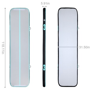 เสื่อ PVC เป่าลมสำหรับยิมแบบพกพาและลู่วิ่งสำหรับใช้ในบ้านและการฝึกแบบมืออาชีพติดตั้งและจัดเก็บได้ง่าย - Product Image 3