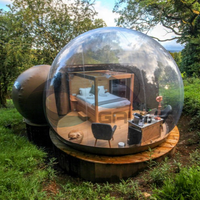 Tente dôme à bulles, hôtel gonflable, tente de glamping, tente à bulles transparente, tente de camping gonflable, rassemblements en plein air, événements