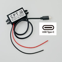 USB-C mâle 12V à 5V 3A 15W DC Buck convertisseur Modules de pilote de puissance onduleur de voiture pour périphériques USB