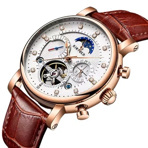 Reloj de Pulsera KINYUED de Lujo para Hombre, Automático, Mecánico, con Fase Lunar, Multifunción, Calendario Semanal - Product Image 1