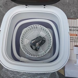 Xách Tay Có Thể Gập Lại 10ll Rửa Mini Vớ Đồ Lót Quần Lót Có Thể Thu Vào Hộ Gia Đình Máy Giặt Với Quay Khô - Product Image 4