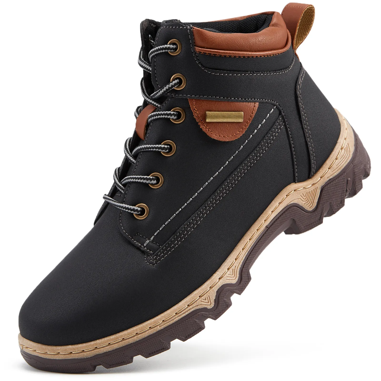 High Quality Customized Lace-Up Winter Waterproof Upper Hunting Boots Anti-Slip Sole Sports Outdoor Hiking Boots
