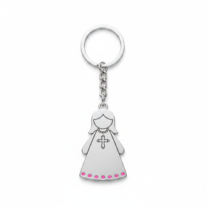 Portachiavi in Peluche a Forma di Ragazza, Vendita Singola - Product Image 2