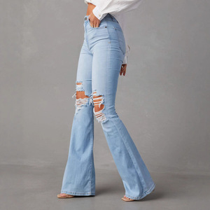 Jeans Rotos de Cintura Alta para Mujer, Estilo Urbano - Product Image 2