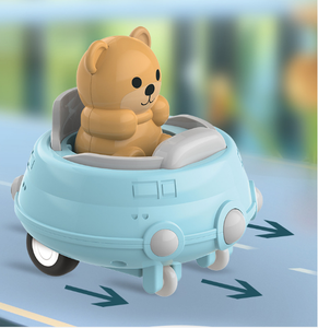 Cartone animato a inerzia di collisione di espulsione di auto giocattolo <span class=keywords><strong>per</strong></span> animali domestici stallo di piccoli autoscontri <span class=keywords><strong>per</strong></span> animali domestici - Product Image 2