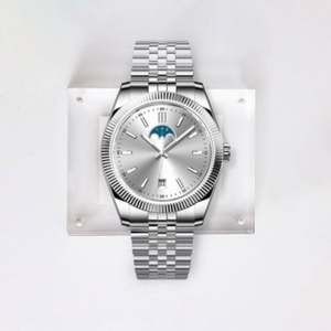 Reloj de Pulsera de Acero Inoxidable de Lujo de Alta Calidad, Relojes Mecánicos Automáticos con Fecha para Hombre, Reloj de Pulsera Luminoso a la Moda, Resistente al Agua - Product Image 4