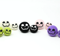 Neuseeländische Wollfilzkugeln Handgefertigt Halloween Mehrformige Woll-Gothic-Herbstdekoration Schalenfüller Etagere-Anhänger DIY-Bastelbedarf