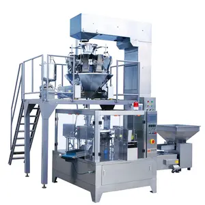 Factory Price High Speed Automatic Bag Premade Gummy Bear Candy Solid Granule Packing Packaging Machine