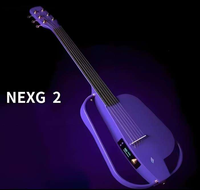 Gitar Pintar Enya NEXG Generation Carbon Fiber dengan 6 Senar, Fretboard Ebony, Finishing Glossy