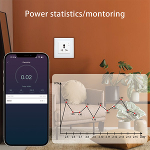 Tuya Smart Home App <strong>Remote</strong> <strong>Control</strong> Universal Type WiFi Wall Power Socket Electrical Monitoring Smart <strong>Plug</strong> <strong>for</strong> Outlet - Product Image 5