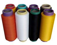 300D/96F DDB Fil 100% Fil de filament de polyester 150/48 Couleur teinte DTY