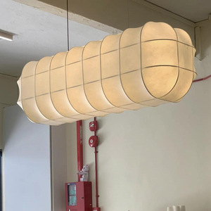 Lustre design en forme longue, blanc, à LED, pour restaurant, café, bar - Product Image 3