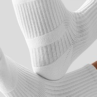 NIMBLEE Logo personnalisé cheville Fitness chaussettes en gros rembourré équipage sportif pour hommes pour la saison d'automne Marathon Trail randonnée course à pied