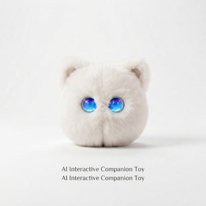 AI Slimme Pluche Intelligente Bedrijfsknuffel Emotionele Metgezel Kat met Wi-Fi & App Besturing Stressverlichtende Bureaupartner - Product Image 2