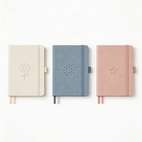 Carnet à couverture rigide personnalisé de qualité supérieure avec porte-stylo, journal quotidien en cuir et tissu, planificateur personnalisé OEM pour le bureau, l'école ou comme cadeau