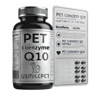 Koenzim Q10 köpekler ve kediler için Pet takviyesi kalp sağlık desteği güçlü kardiyak kas koruma besin takviyesi - Product Image 4