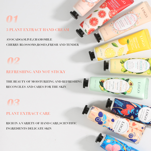 Crème pour les mains hydratante parfumée aux fruits, format voyage, mini crème pour les mains parfumée pour les mains sèches, soin quotidien - Product Image 5