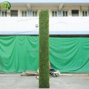 定制人造修剪形状框架户外塑料仿真柏树人造树植物柱花园景观装饰树 - Product Image 2