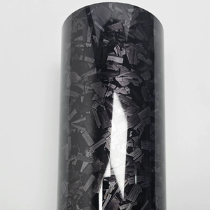 Personalisasi bunga kustom serat karbon vinil bungkus 56ft Super Glossy 3 tahun garansi PVC/PET berbasis bahan bungkus vinil - Product Image 4