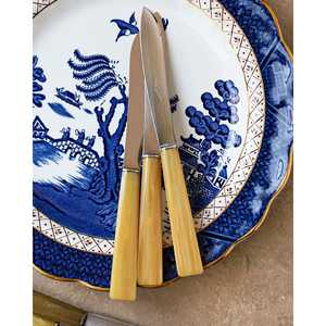 Juego de 11 Cuchillos de Postre Modernos Premium Flaviamastro, Hojas de Acero Inoxidable 3cr13 Hechas a Mano con Mangos de Resina para Rebanar - Product Image 2