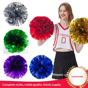 Pompones de Animadoras de Plástico para Exteriores, Ideales para Días Deportivos y Ceremonias de Inauguración, Accesorios de Mano para Animar en Bares - Product Image 3