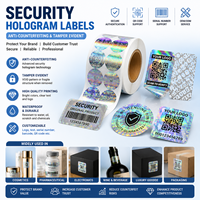Etiquetas de Seguridad Anti-Falsificación con Holograma UV Autoadhesivas Personalizadas APZ, Código QR, a Prueba de Manipulación, Garantía, Promoción