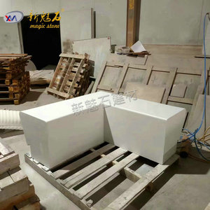 Nouvelle banc en béton apparent Magic Stone, spécifications personnalisées, utilisation intérieure/extérieure, aménagement paysager - Product Image 4