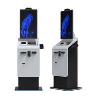 Terminal de Kiosco Inteligente con Pantalla Táctil de 27 y 32 Pulgadas, Máquina POS Android, Kiosco de Autoservicio para Cambio de Divisas y Pago con Monedas