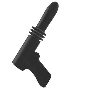 Masajeador de varita AV erótico para adultos, vibrador de clítoris de mano telescópico de empuje, tapón Anal, consolador automático con ametralladora sexual - Product Image 1