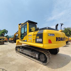 Excavatrice sur chenilles d'occasion Komatsu PC200-8 du Japon, modèle 2023, poids opérationnel de 20 tonnes, moteur japonais d'origine, super performances - Product Image 2