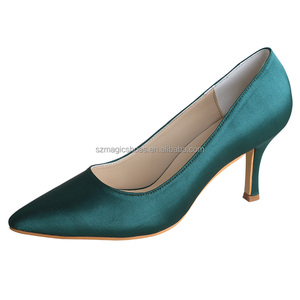 green emerald velvet dress Vintage Green Classic Brogue Oxford Shoes Women — Obiono main image 0