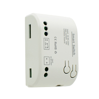 F0704 Ewelink Contrôleur de porte de garage WiFi intelligent-Module de NO-USB relais 1CH 85-250V avec voix Alexa et télécommande 433MHz