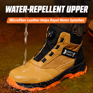 Botas de Seguridad Impermeables de Microfibra con Puntera de Acero y Protección Antipinchazos - Product Image 1
