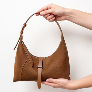Bolso de Hombro de Cuero Auténtico de Lujo Vintage para Mujer, Bolso Bandolera de Piel de Vaca Mate de Alta Gama, Bolsos de Mano de Moda para Mujer - Product Image 1