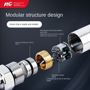 MC MC801-QPM Digital Display <b>Diffusion</b> Silicon Compact Water Gas Hydraulic 4-20mA High - Product Image 4