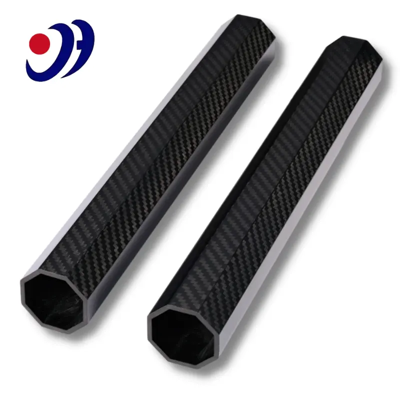 3k Twill Plain Weave Anpassung Geschmiedete Carbon Nanotube Faser Round Square Octagon Tube