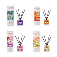 Flacon diffuseur en verre vide de 50 ml, boîte cadeau de luxe, conteneur de parfum d'intérieur, emballage d'aromathérapie, vente en gros