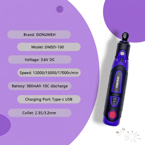 Amoladora eléctrica de 3.6v para uso doméstico, máquina de grabado, cabezal de pulido portátil pequeño, herramienta de pulido, mini taladro eléctrico para tallado de jade - Product Image 4