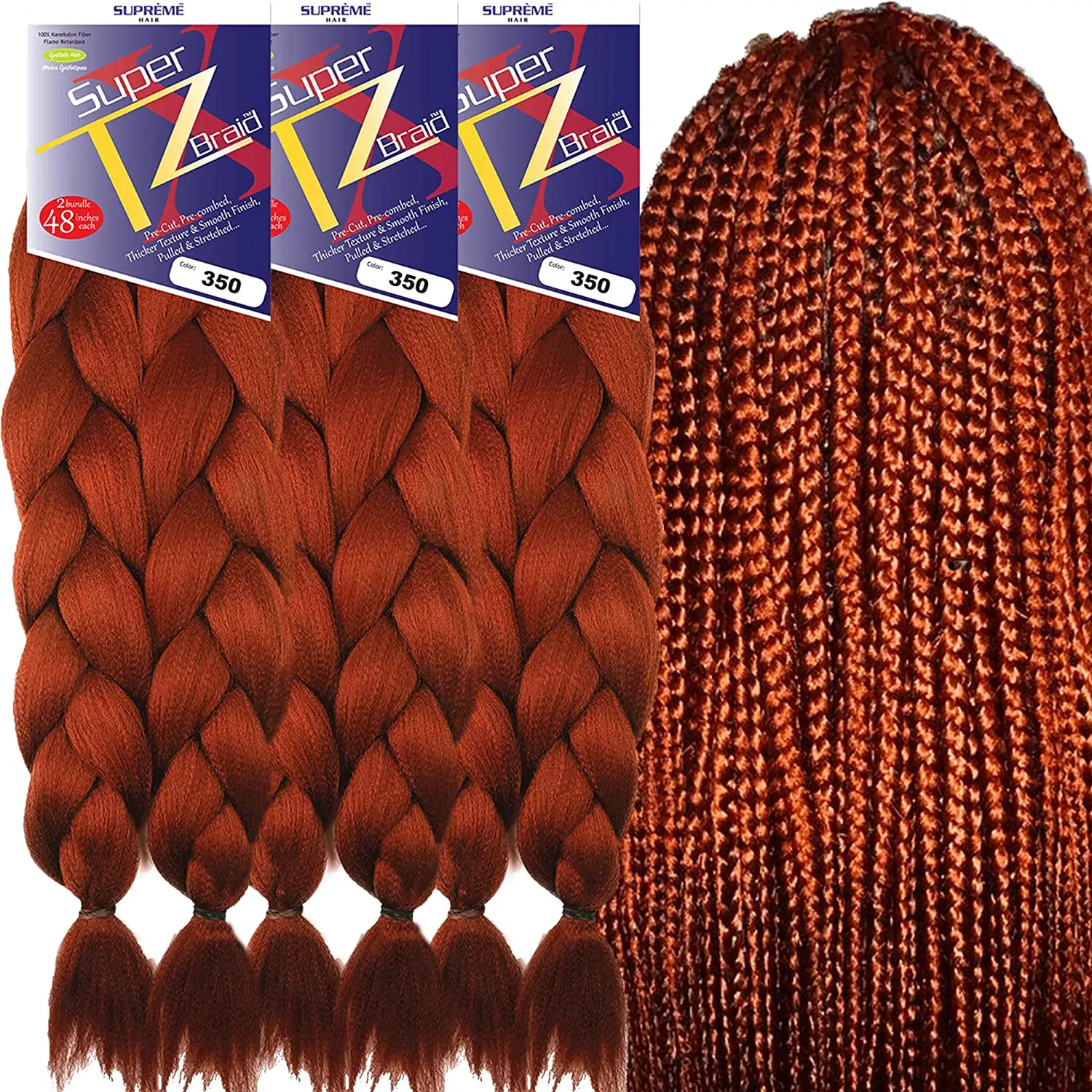 84 inch 165 grams Wholesale hot water eXpression super braid Hair inflame retardant Braiding Hair Synthetic Jumbo Braiding Hair