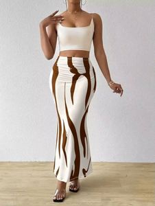 Trendy <b>Summer</b> <b>Skirts</b> for Women Street Wear High Waist Lace-up Plaid Print Irregular A-line <b>Long</b> <b>Skirt</b> for Women - Product Image 6