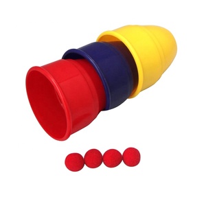 Trucco Magico delle Tre Tazze e Palline in Plastica ABS, Taglia Unica, per Magia Ravvicinata e Trucchi di Scomparsa - Product Image 4