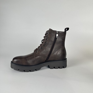 Stivali da uomo in microfibra effetto pelle neri e marroni, stile western, altezza alla caviglia, con rialzo interno, per la stagione estiva, taglie 39-46, modello Martin. - Product Image 5