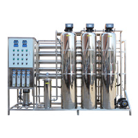 Chaîne de Production Complète d'Eau Pure par Osmose Inverse à Deux Étages SS304 1000 L/H pour Eau Distillée